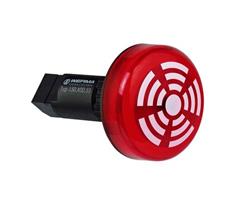 150.100.55 Werma  Combi Buzzer 150  24vDC &#248;M22,5 1:RED 80dB(A) LED IP65 Continuous Tone